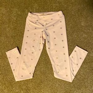 Girls Gold Star Leggings
